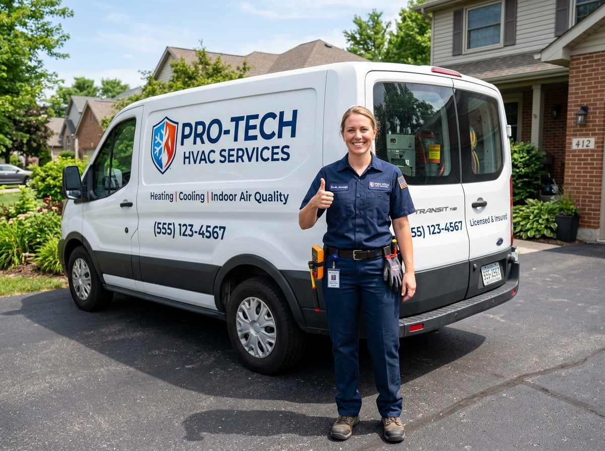Professional HVAC Technician